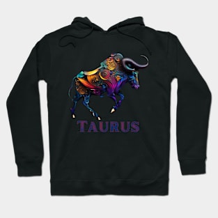 Taurus Zodiac Sign Bull Hoodie